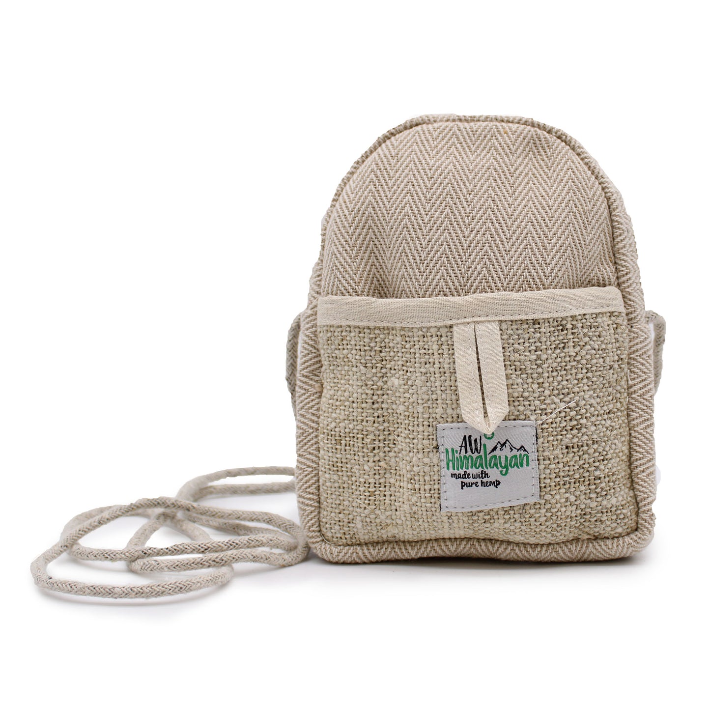 Mobile Hemp Bag with String Handle (Random Colours)