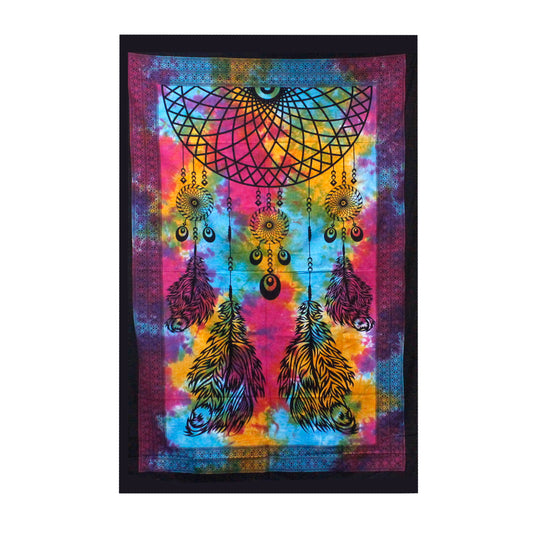 Double Cotton Bedspread + Wall Hanging – Dreamcatcher