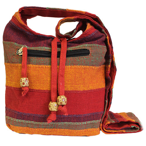 Sunset Reds Nepal Sling Bag