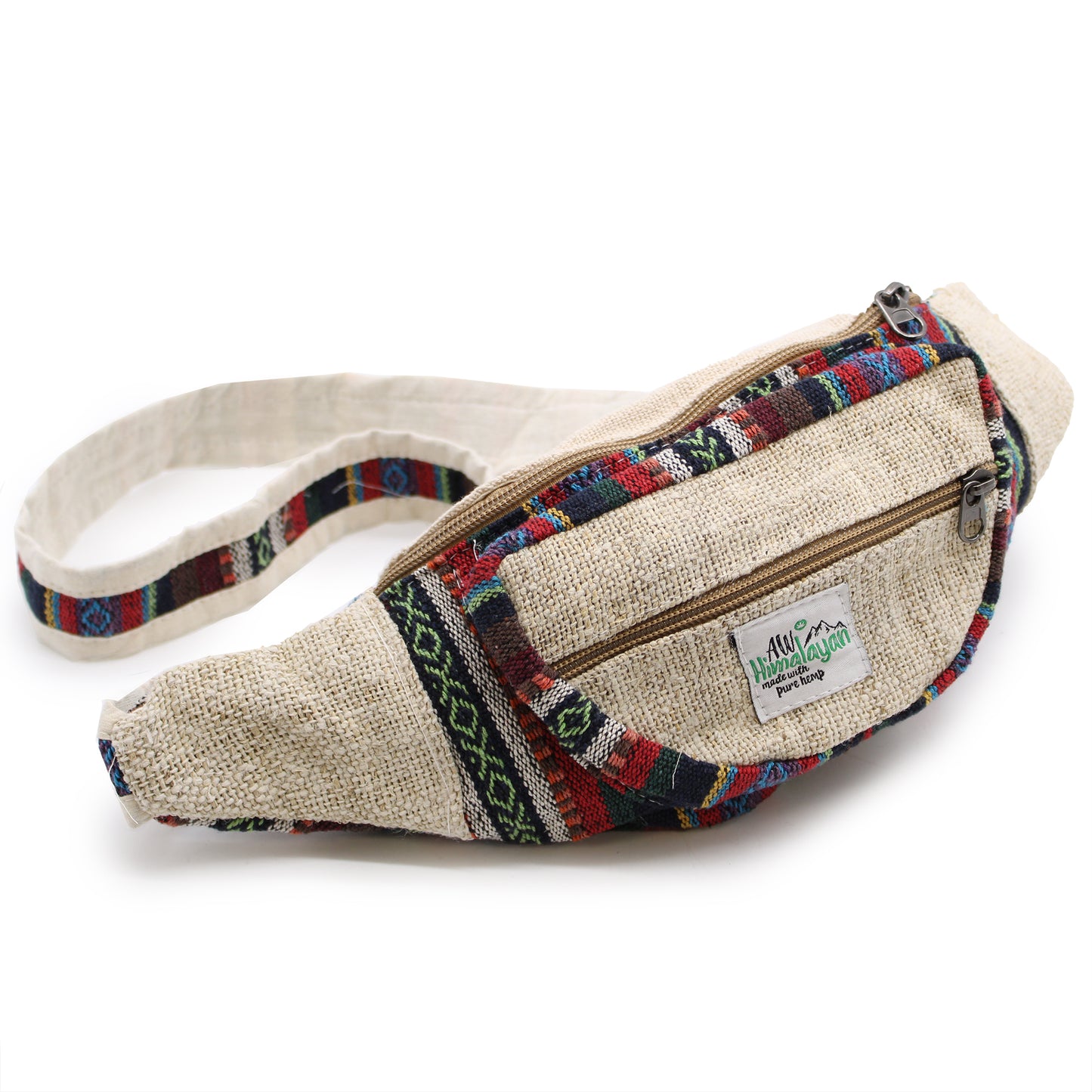 Handmade Hemp & Cotton Bum Bag - Mixed Designs