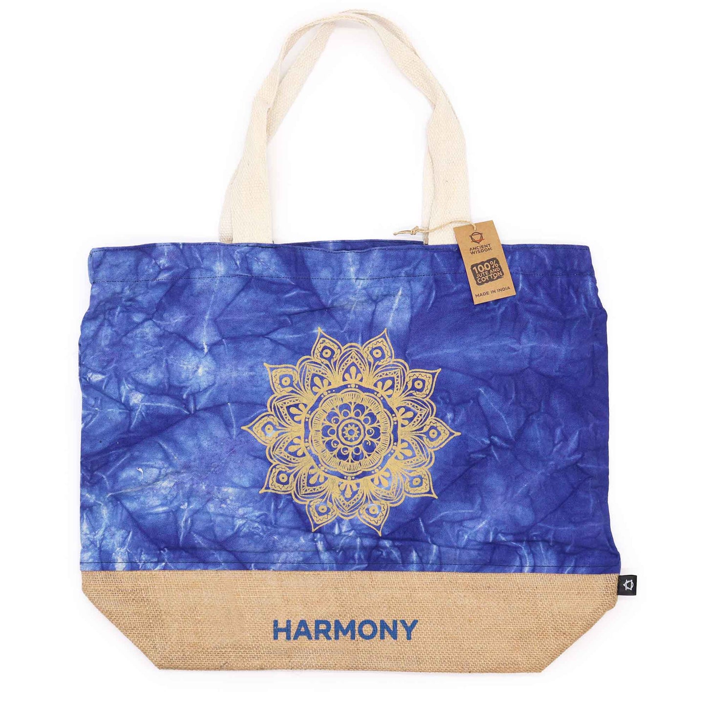 Blue Stonewash - All Natural Bag - Mandala (Harmony)