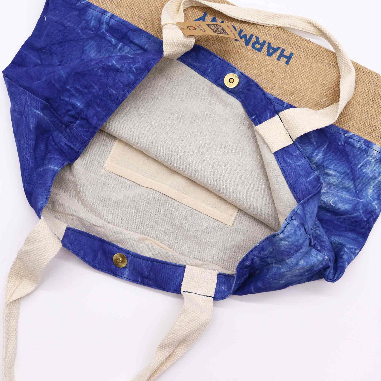 Blue Stonewash - All Natural Bag - Mandala (Harmony)
