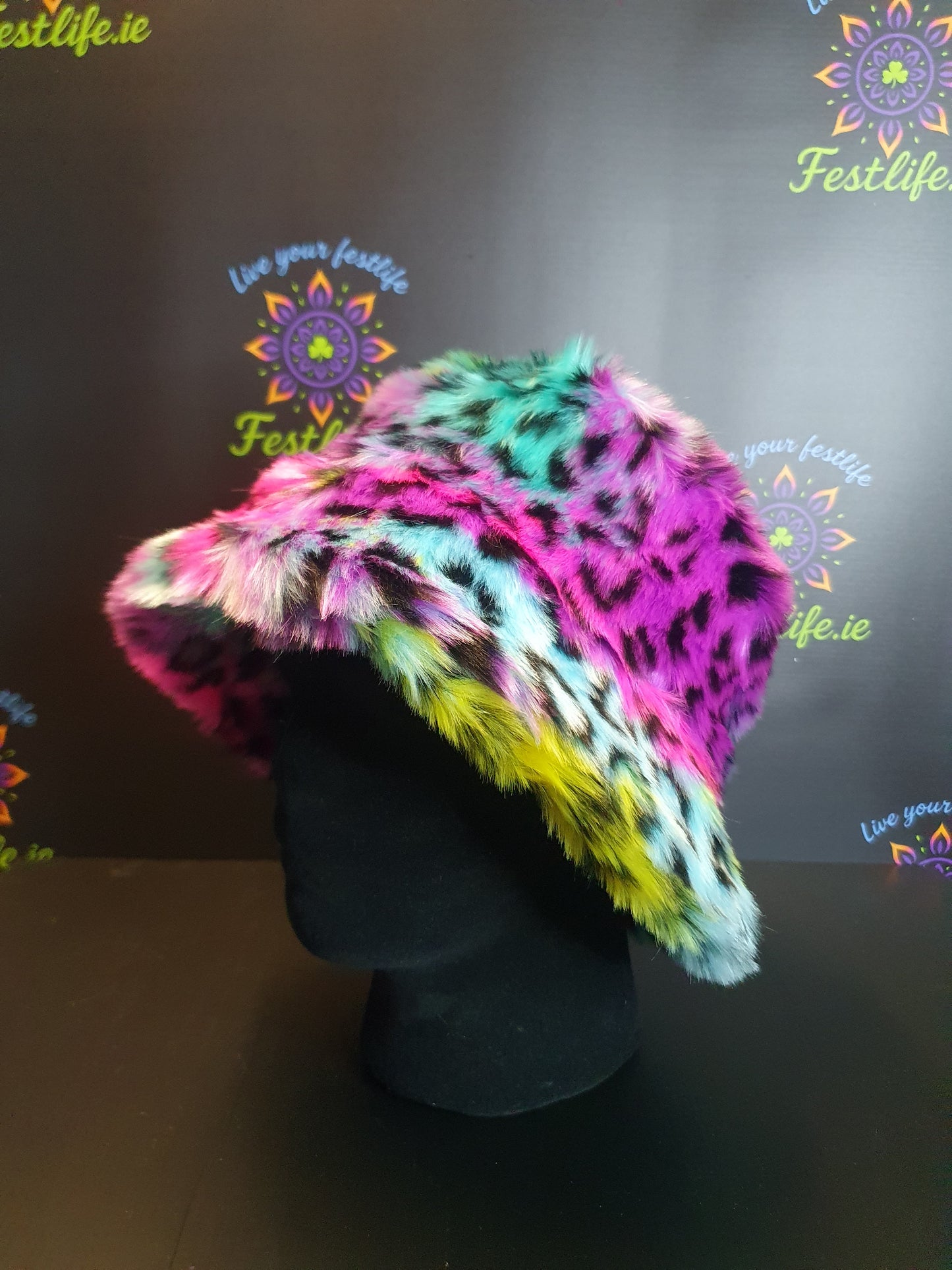 Faux Fur Festival Bucket Hats