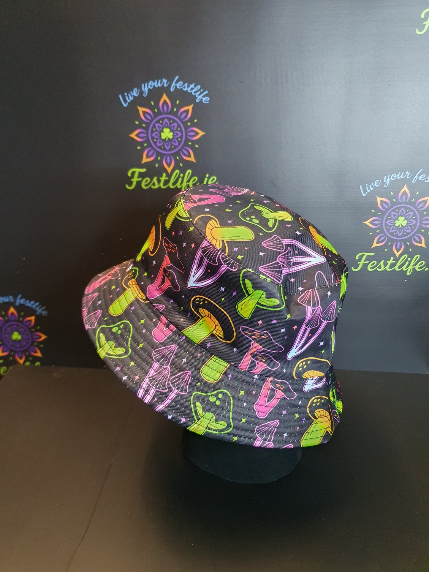 Reversible Mushroom Bucket Hat