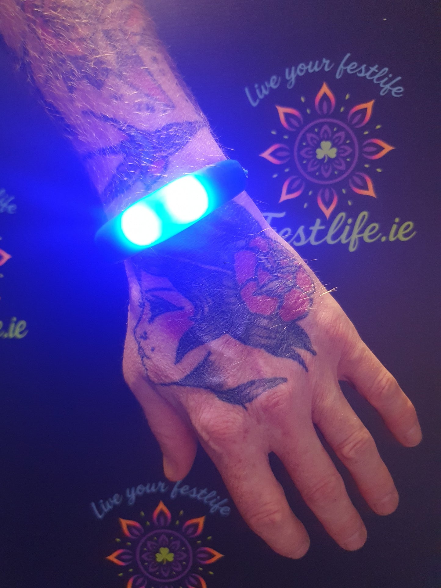 Light it up! LED Festival Bracelets - 6 Colours