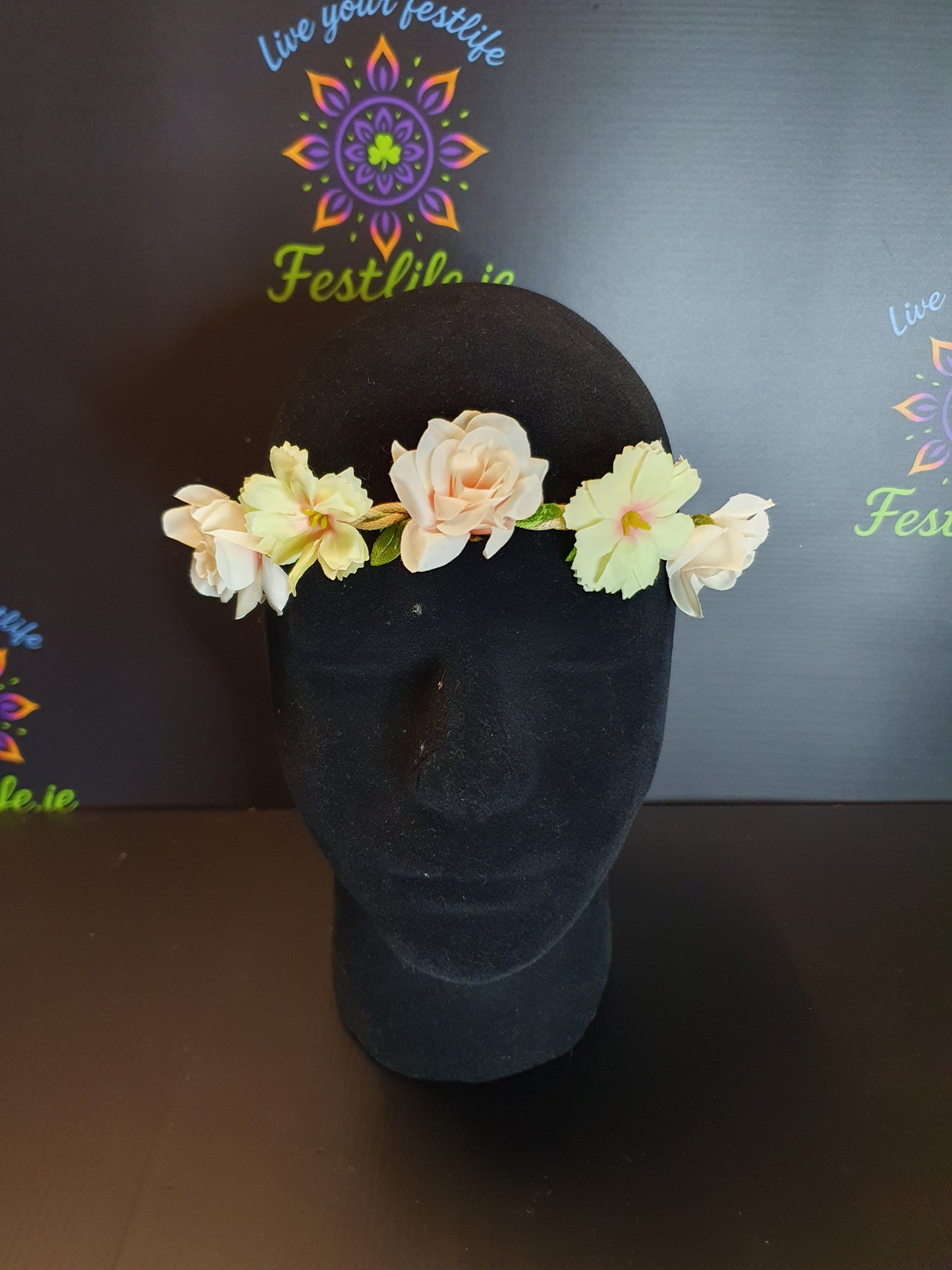 Boho Flower Crown Headband – 6 Colours Available