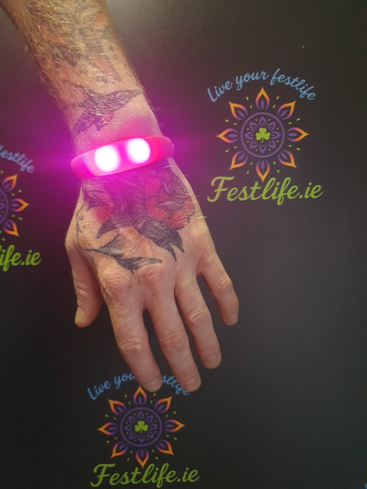 Light it up! LED Festival Bracelets - 6 Colours