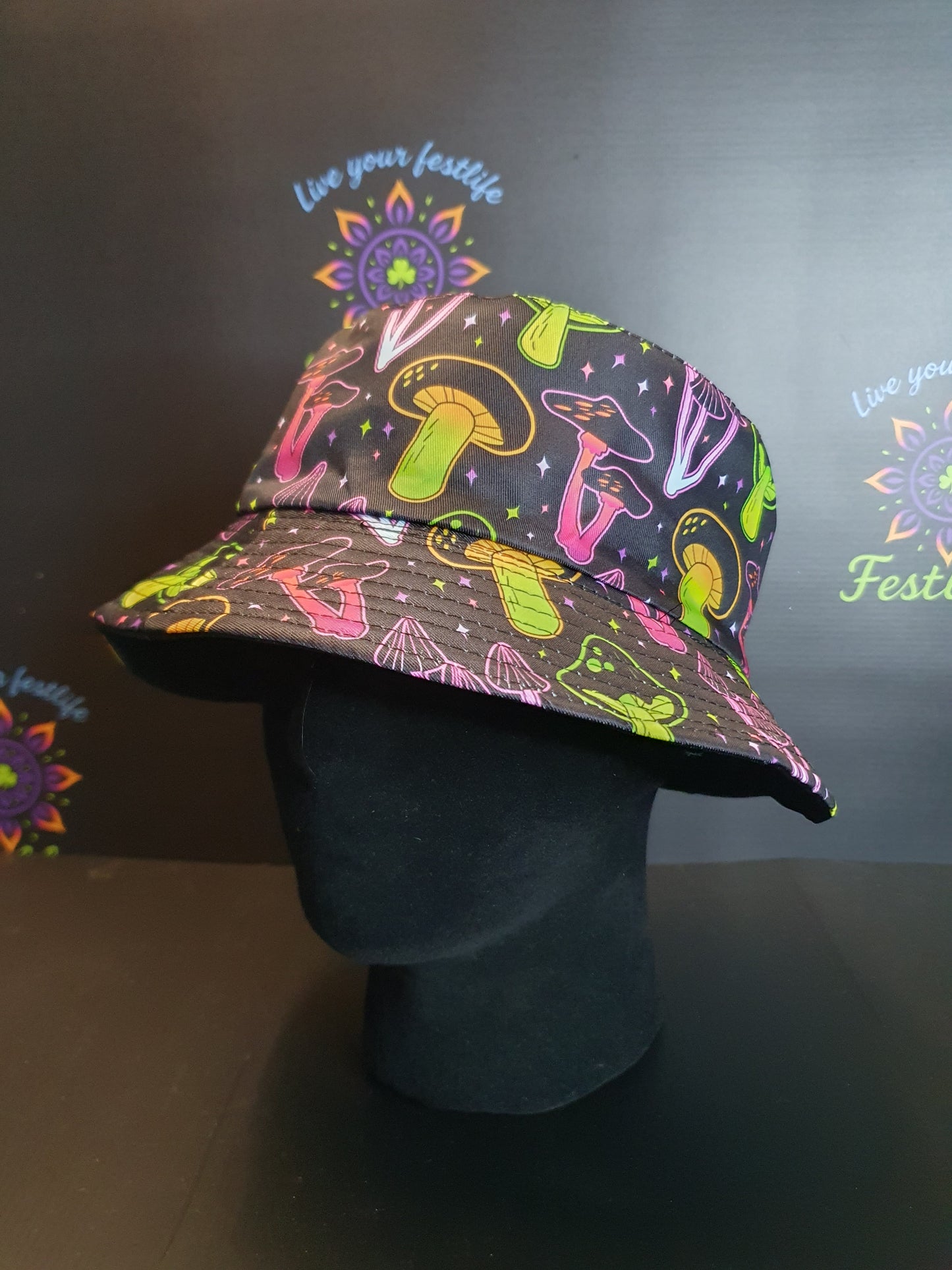 Reversible Mushroom Bucket Hat