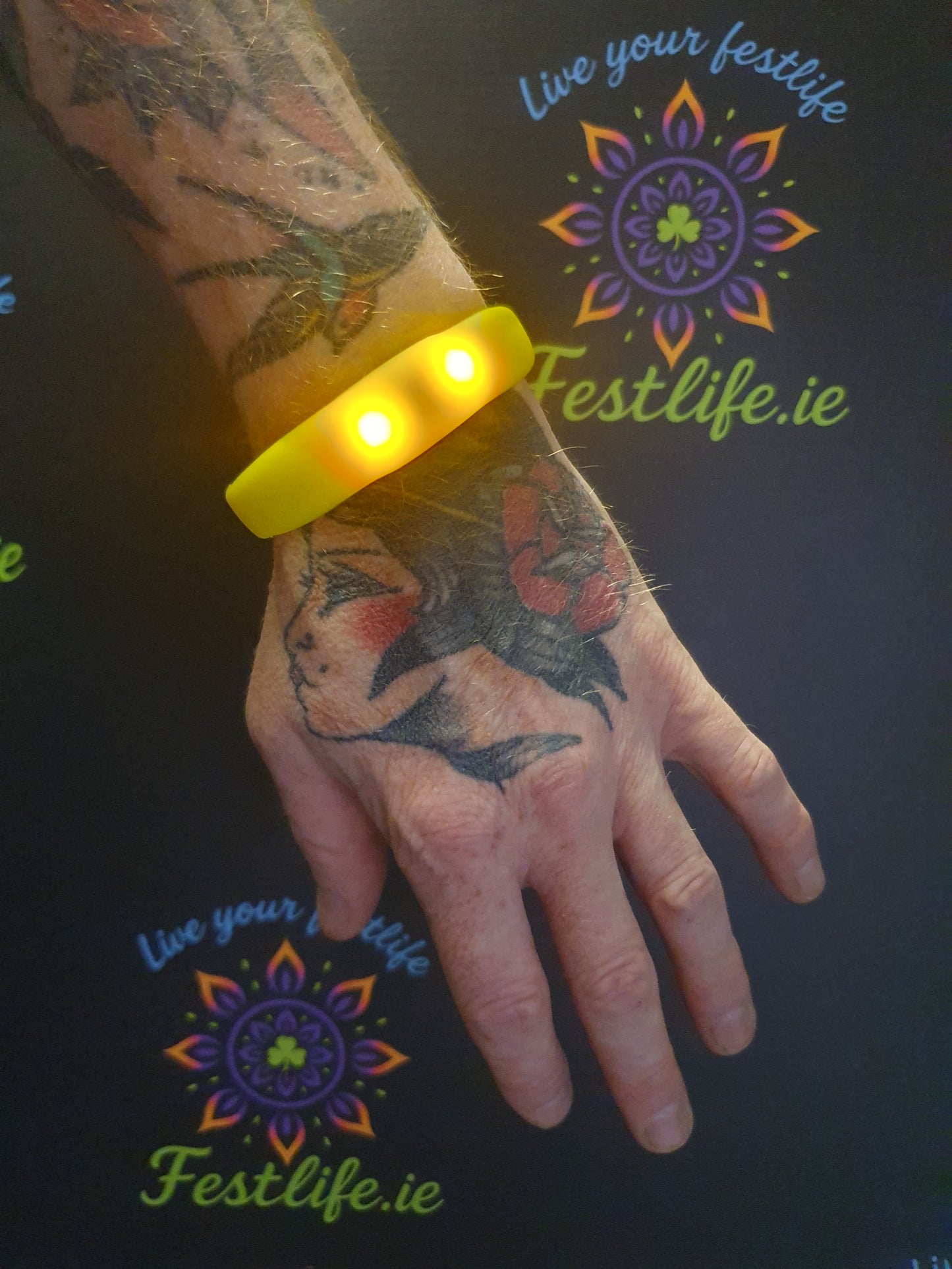 Light it up! LED Festival Bracelets - 6 Colours