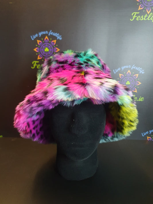 Faux Fur Festival Bucket Hats