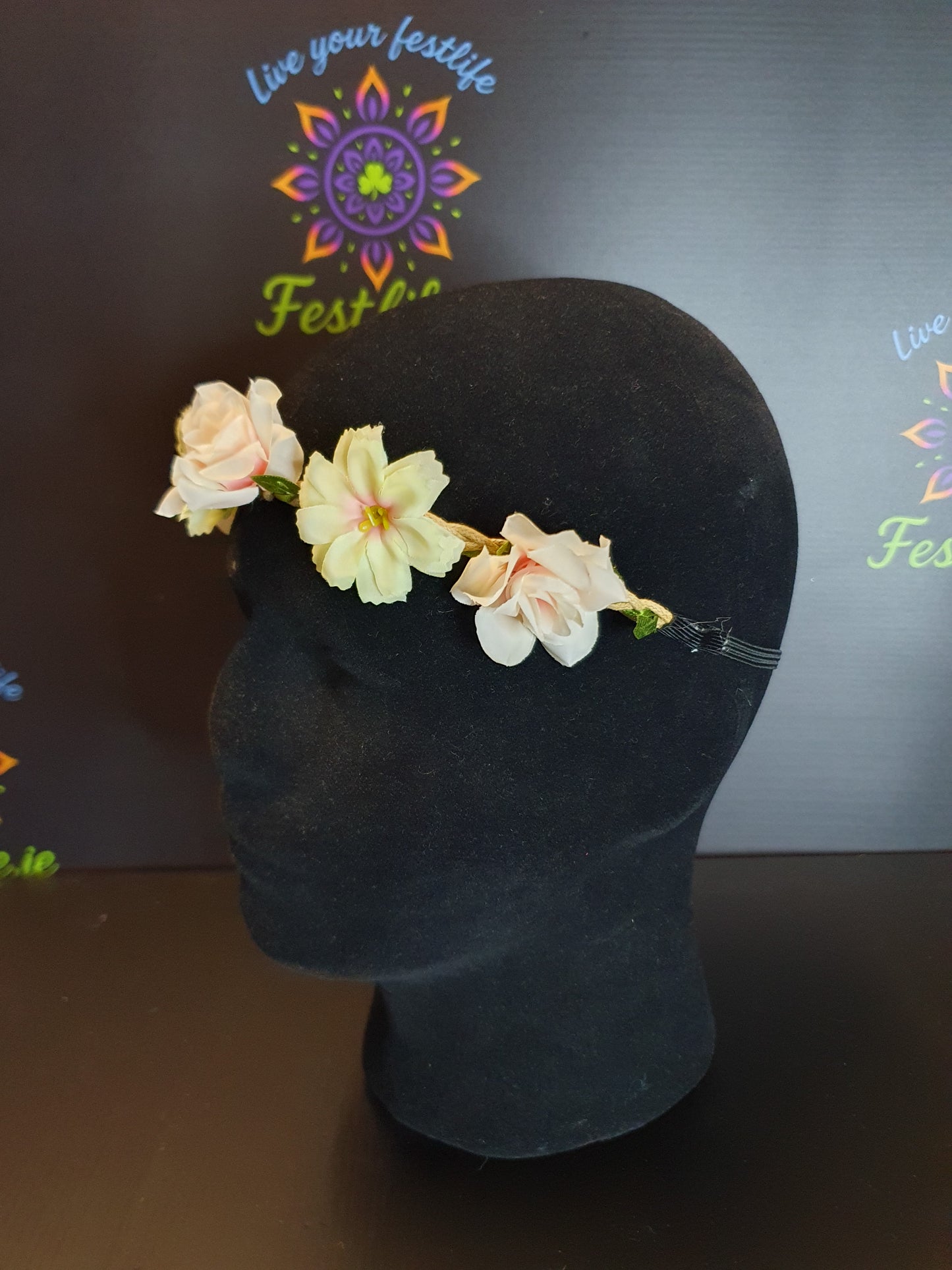 Boho Flower Crown Headband – 6 Colours Available