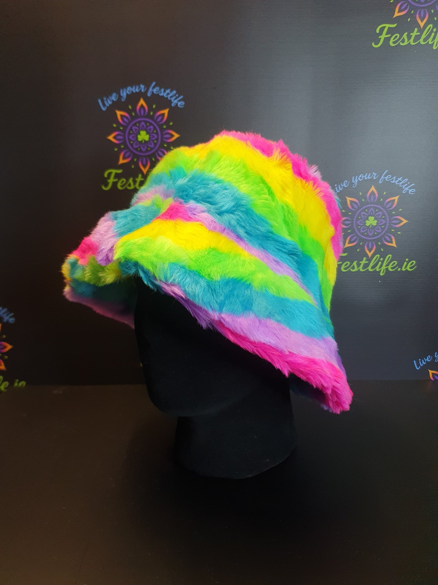 Faux Fur Festival Bucket Hats