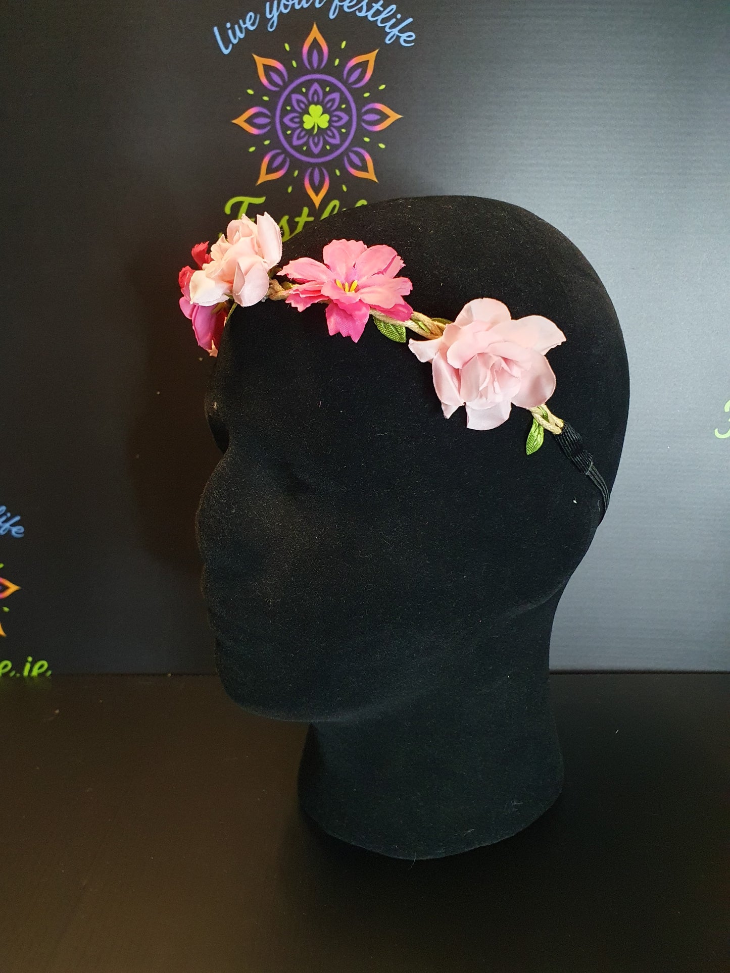 Boho Flower Crown Headband – 6 Colours Available