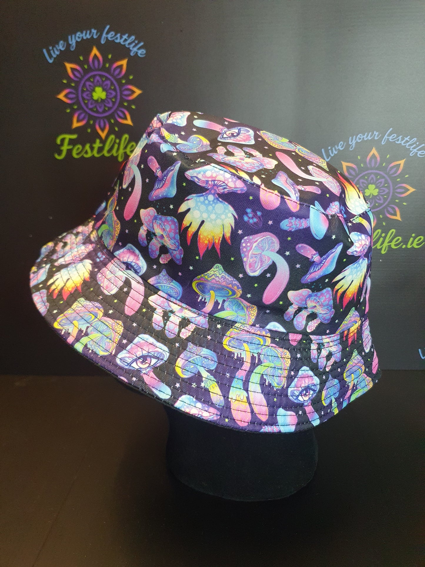 Reversible Mushroom Bucket Hat