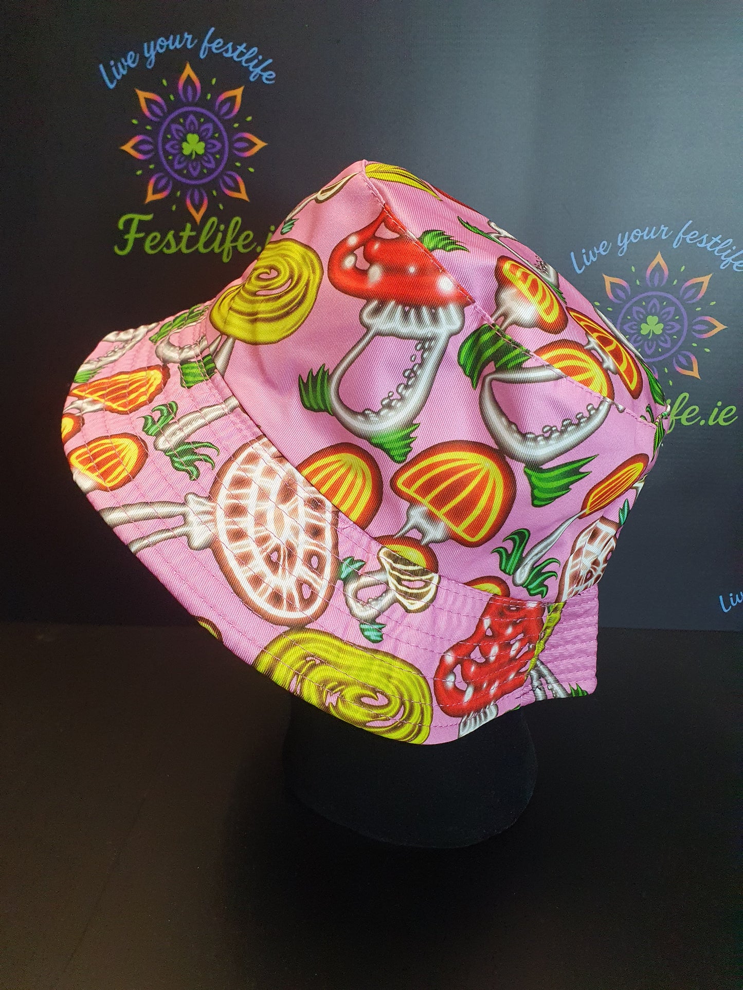 Reversible Mushroom Bucket Hat