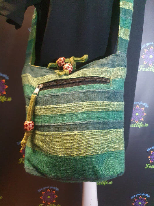Forest Green Nepal Sling Bag