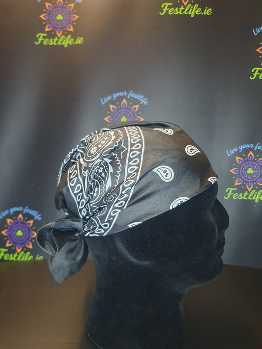 Classic Square Paisley Bandanas - Choice of Colours