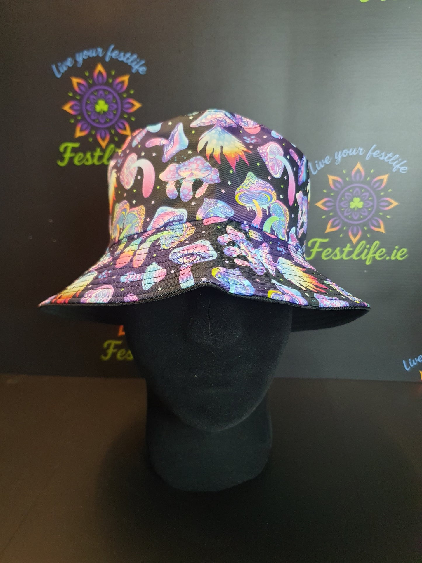 Reversible Mushroom Bucket Hat