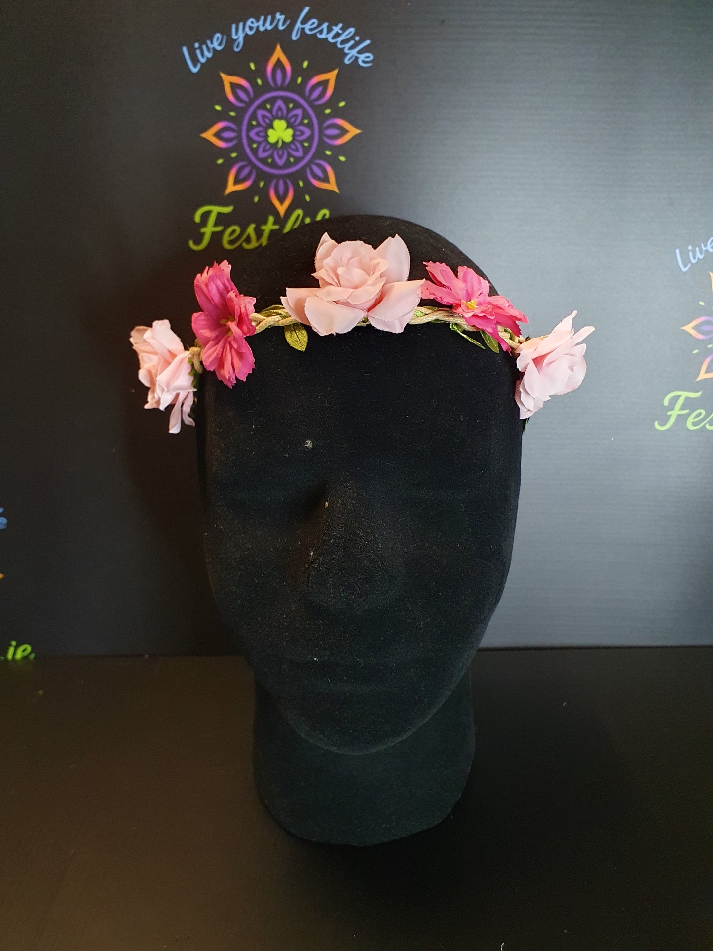 Boho Flower Crown Headband – 6 Colours Available