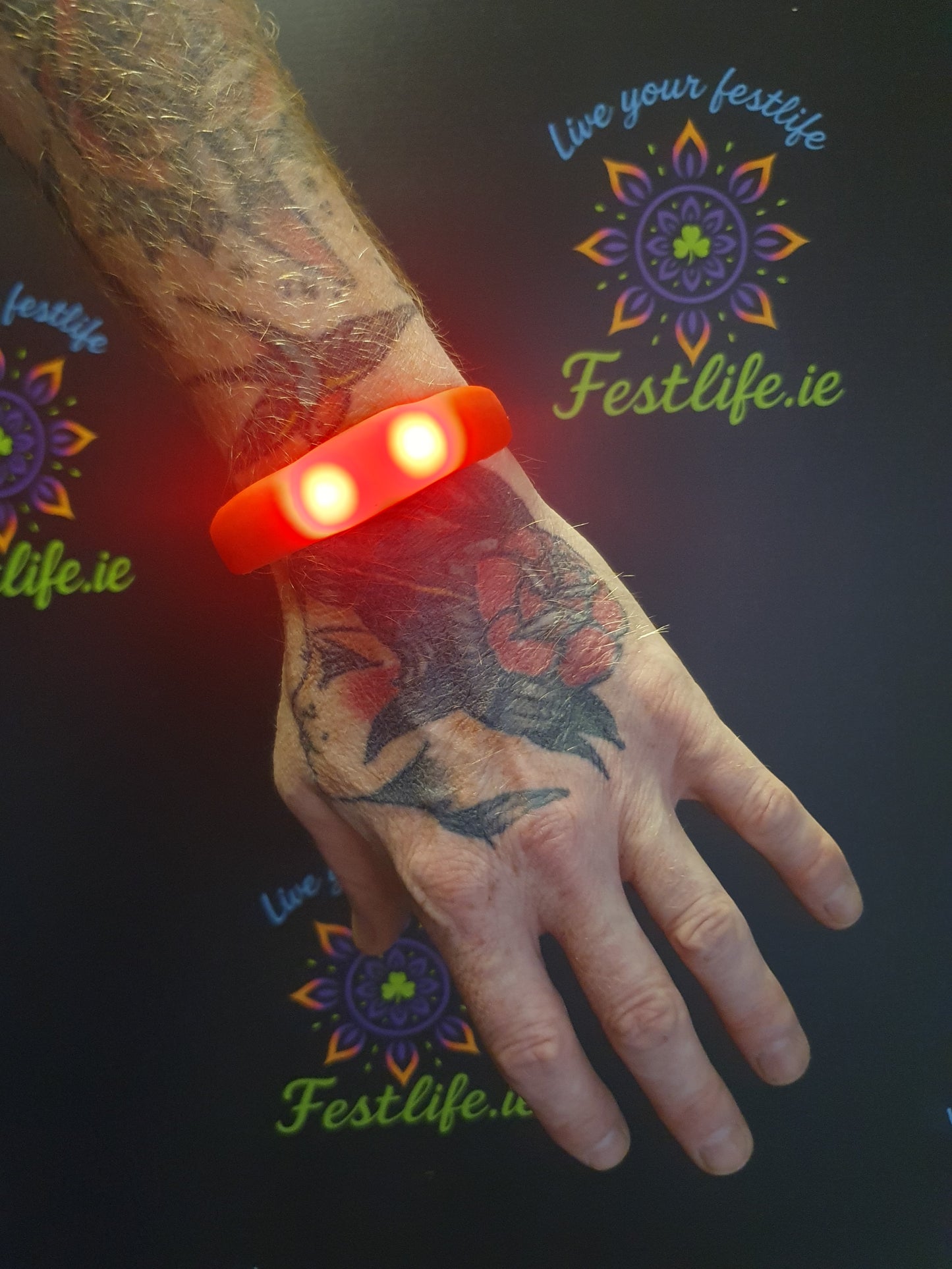 Light it up! LED Festival Bracelets - 6 Colours