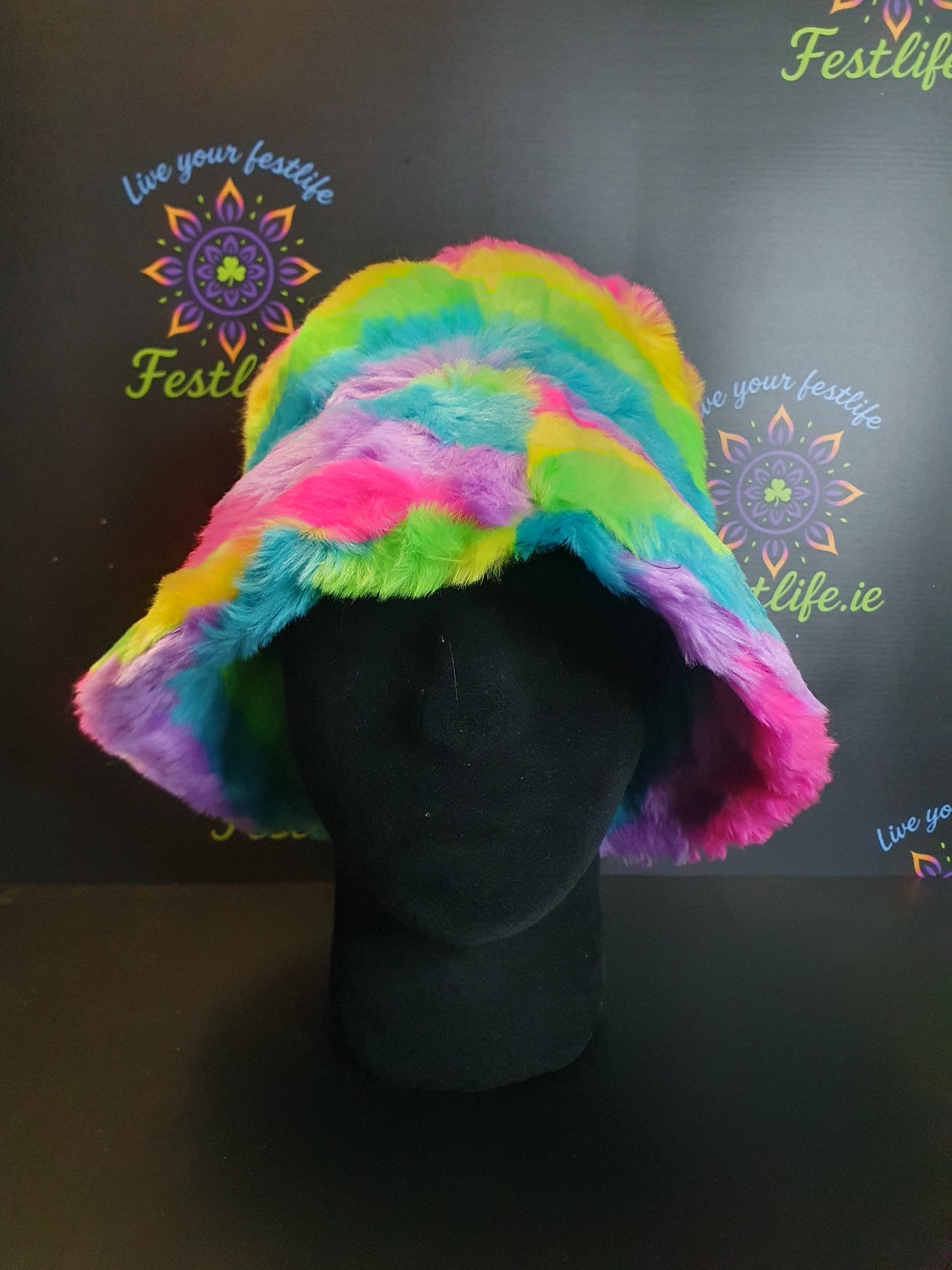 Faux Fur Festival Bucket Hats